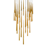 Modern Forms - PD-41741S-AB - LED Pendant - Cascade - Aged Brass