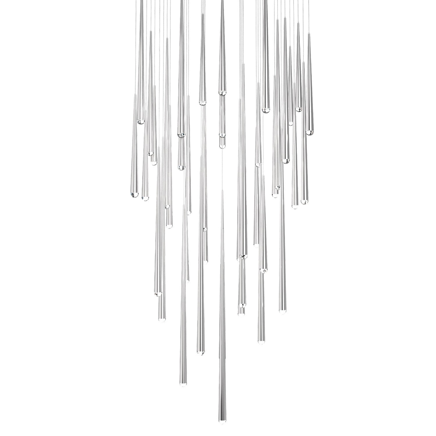 Modern Forms - PD-41741S-PN - LED Pendant - Cascade - Polished Nickel