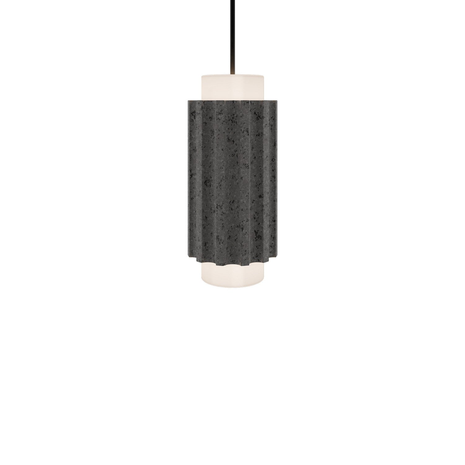 Modern Forms - PD-62516-40-BV/BK - LED Mini Pendant - Caviar - Bassalt Stone/Black