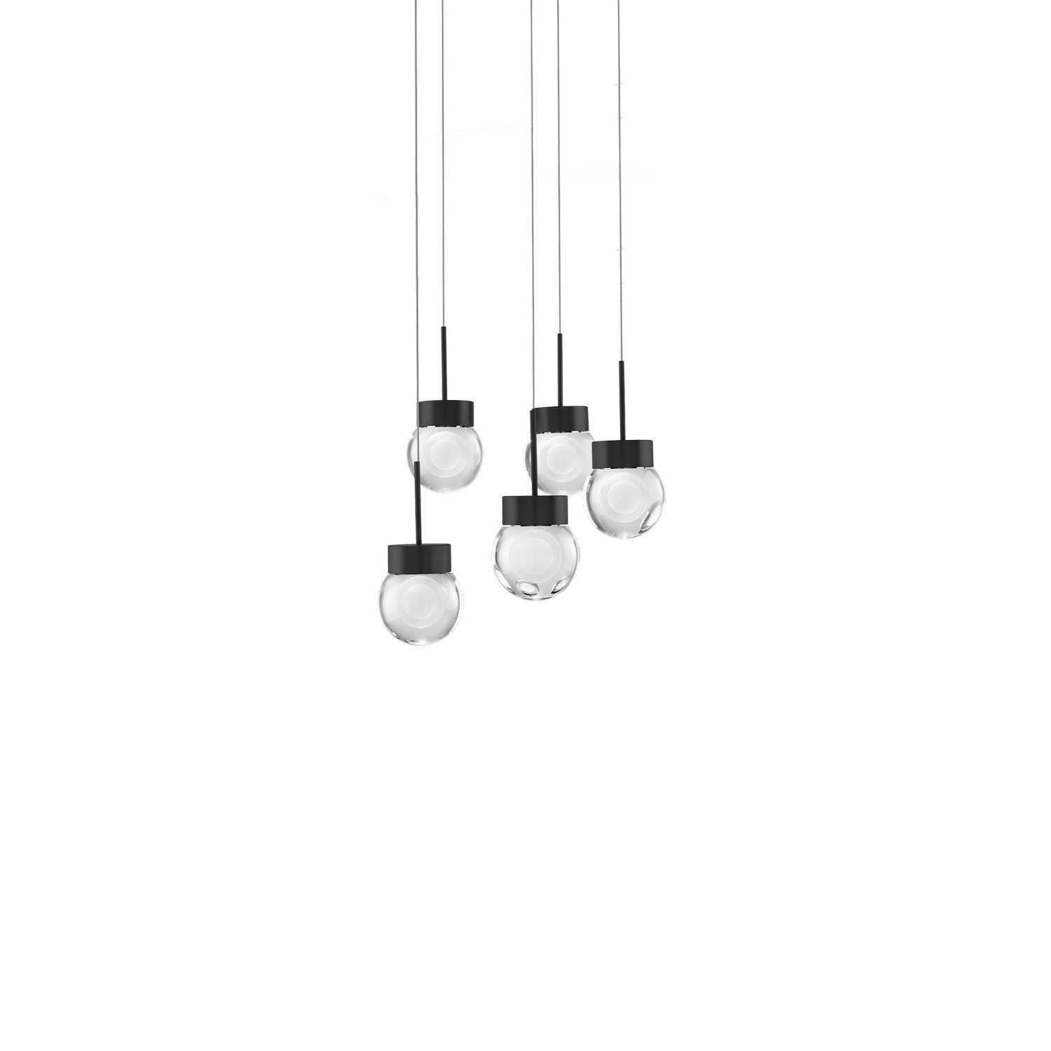 Modern Forms - PD-82005R-BK - LED Pendant - Double Bubble - Black