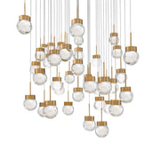 Modern Forms - PD-82041S-AB - LED Pendant - Double Bubble - Aged Brass