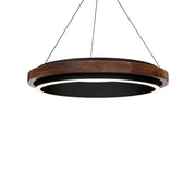 Modern Forms - PD-88529-BK/DW - LED Pendant - Delaney - Black/Dark Walnut
