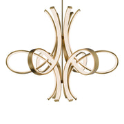 Modern Forms - PD-90556-AB - LED Pendant - Fleur De Lis - Aged Brass