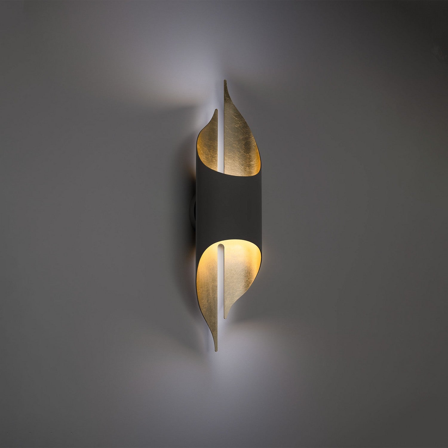 Modern Forms - WS-52523-BZ/GL - LED Wall Sconce - Clasp - Bronze & Gold Leaf