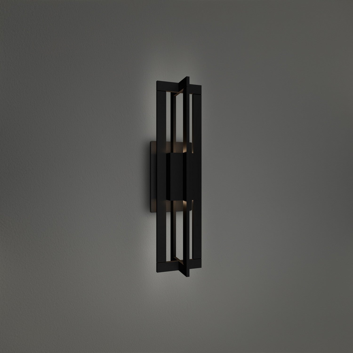 Modern Forms - WS-W78520-27-BK - LED Outdoor Wall Sconce - Gander - Black