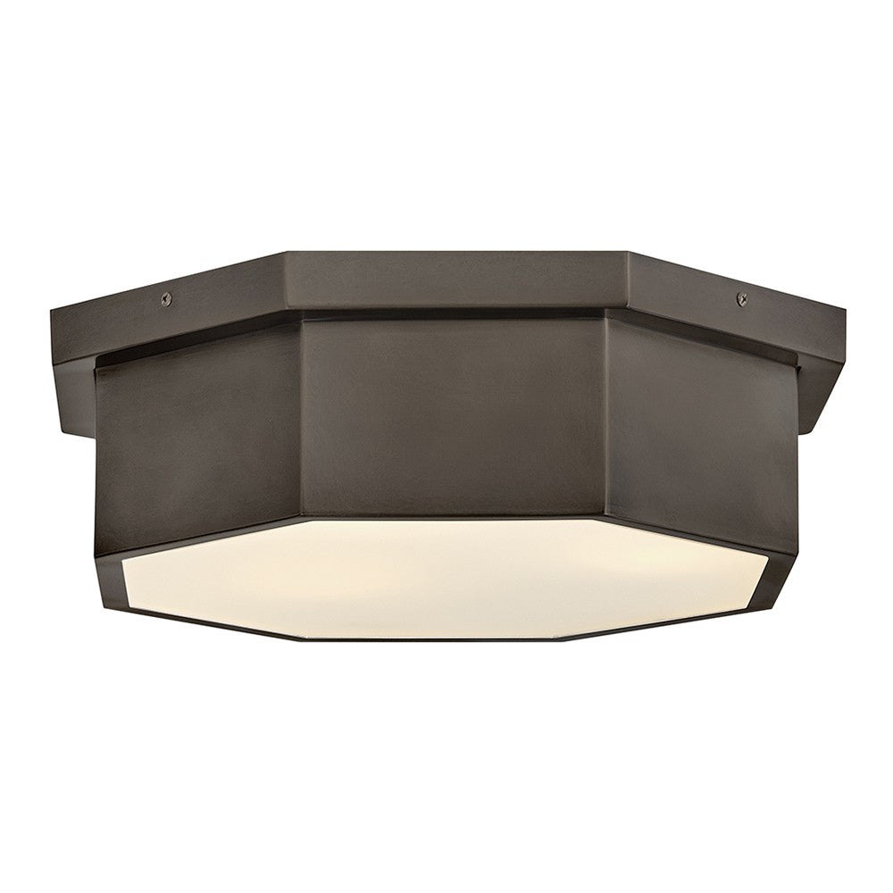 Hinkley - 46993BX - LED Flush Mount - Facet - Black Oxide