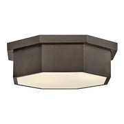 Hinkley - 46993BX - LED Flush Mount - Facet - Black Oxide