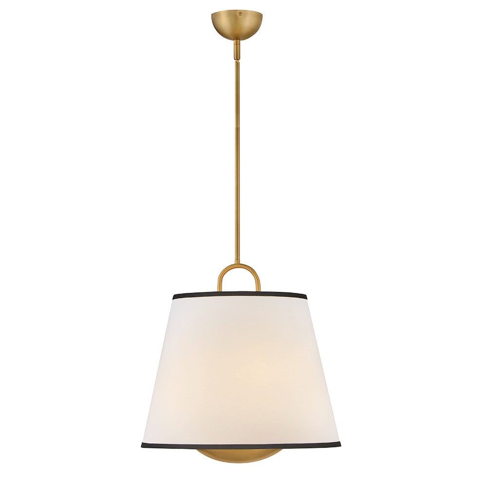 Hinkley - 47517LCB-OW - LED Pendant - Sonia - Lacquered Brass