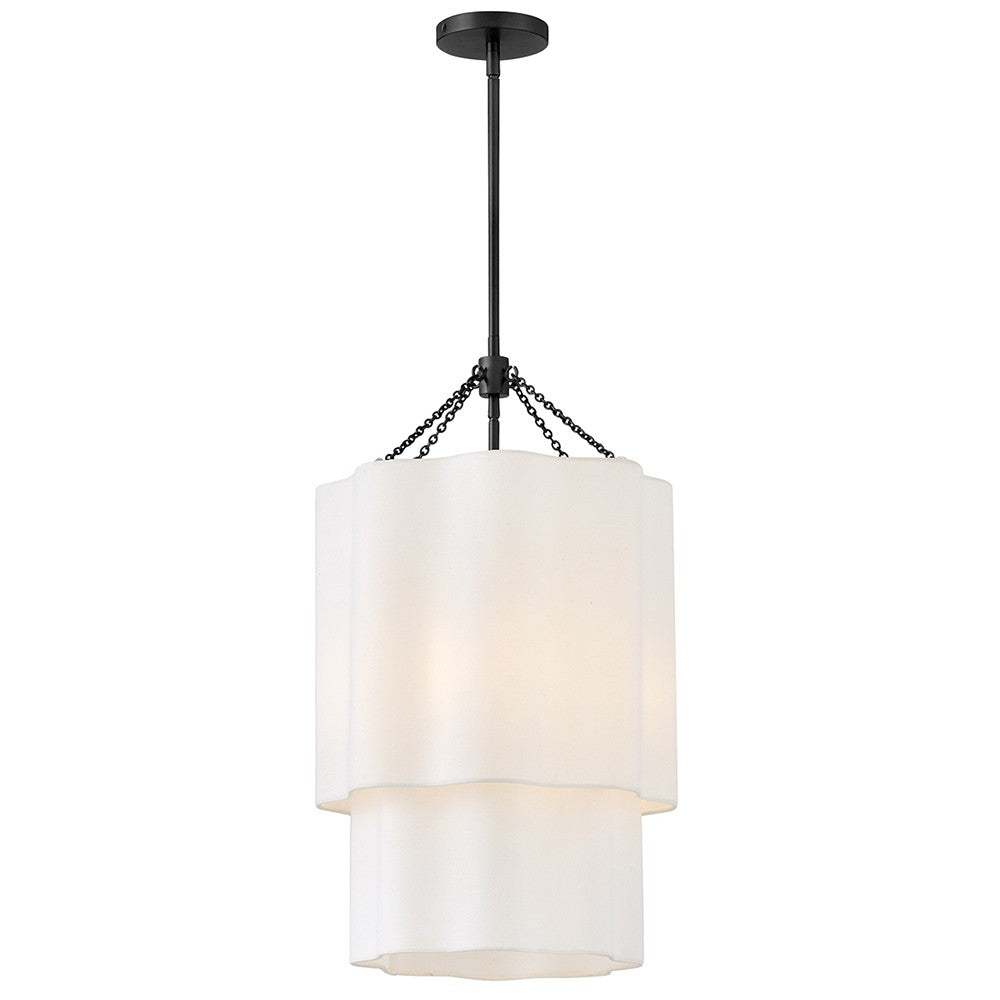 Hinkley - 47737BK - LED Pendant - Gwen - Black