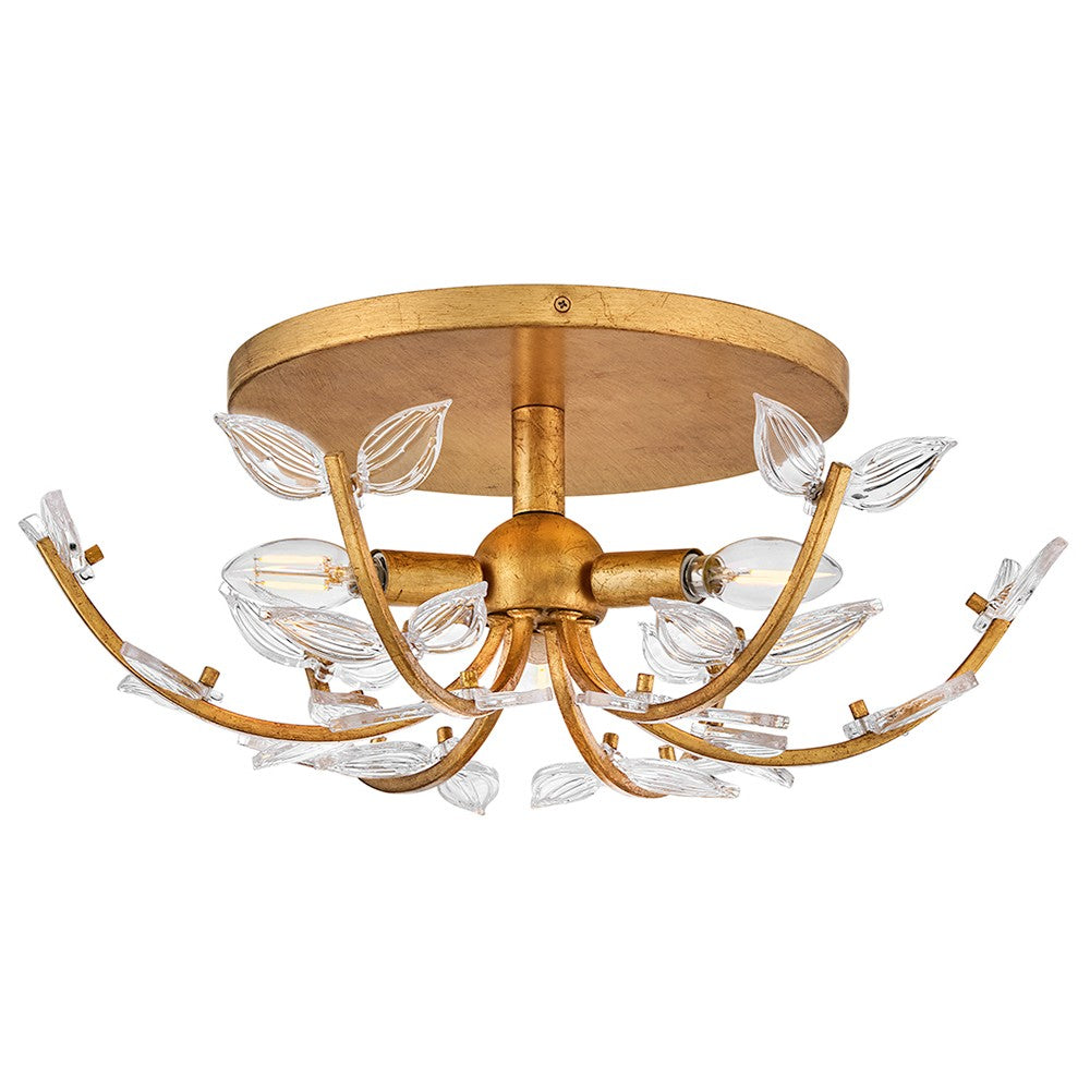 Hinkley - 48283DA - LED Semi-Flush Mount - Aliso - Distressed Brass