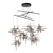 Hubbardton Forge - 131156-SKT-STND-14-II0728 - LED Pendant - Tura - Oil Rubbed Bronze