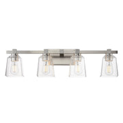 Maxim - 21384CLSN - Four Light Bath Vanity - Cubos - Satin Nickel