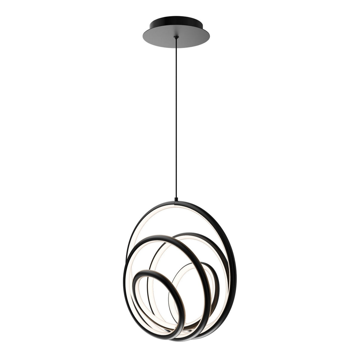 W.A.C. Lighting - PD-81513-30-BK - LED Pendant - Hoopla - Black