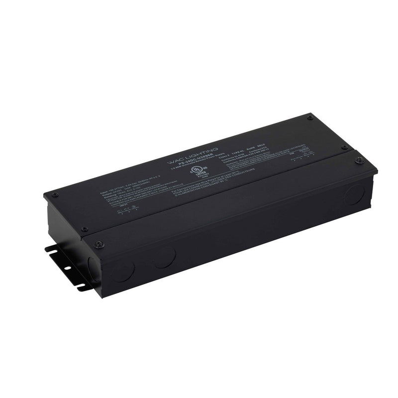 W.A.C. Lighting - PS-24DC-U3X96R - Remote Power Supply - 24Vdc Power Supply - BLACK