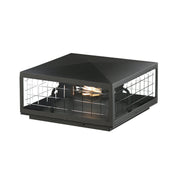 Maxim - 30690CLBK - Two Light Deck Lantern - Magnus - Black