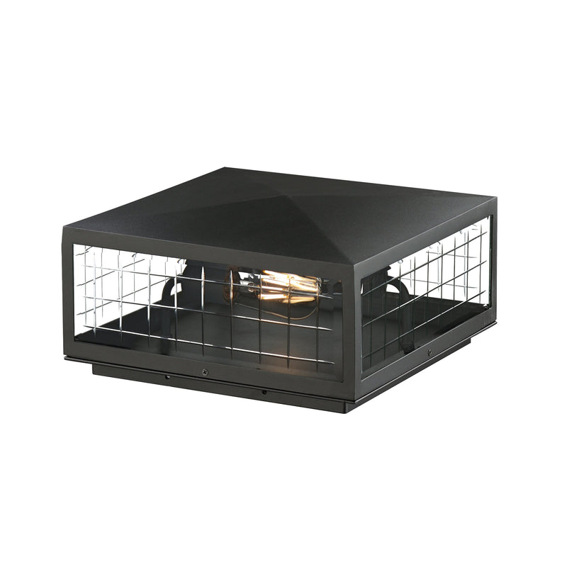 Maxim - 30690CLBK - Two Light Deck Lantern - Magnus - Black