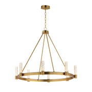 Maxim - 38446IBNAB - LED Chandelier - Duchess - Natural Aged Brass