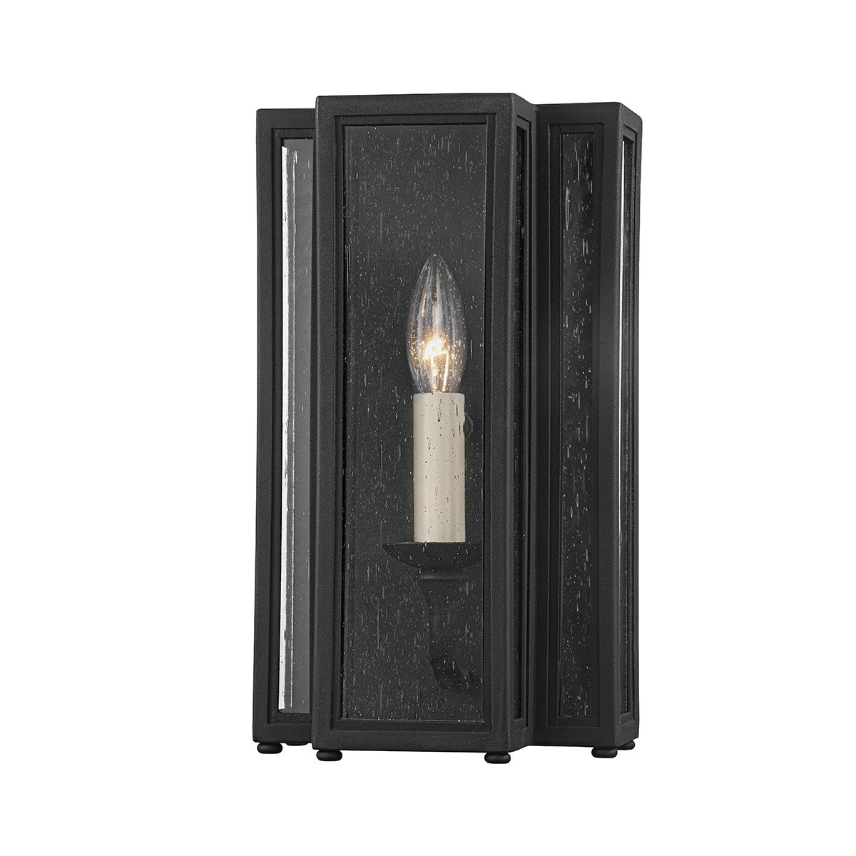 Troy Lighting - B3601-TBK - One Light Outdoor Wall Sconce - Leor - Textured Black
