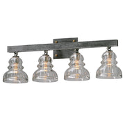 Troy Lighting - B3954-OS - Four Light Bath and Vanity - Menlo Park - Old Silver