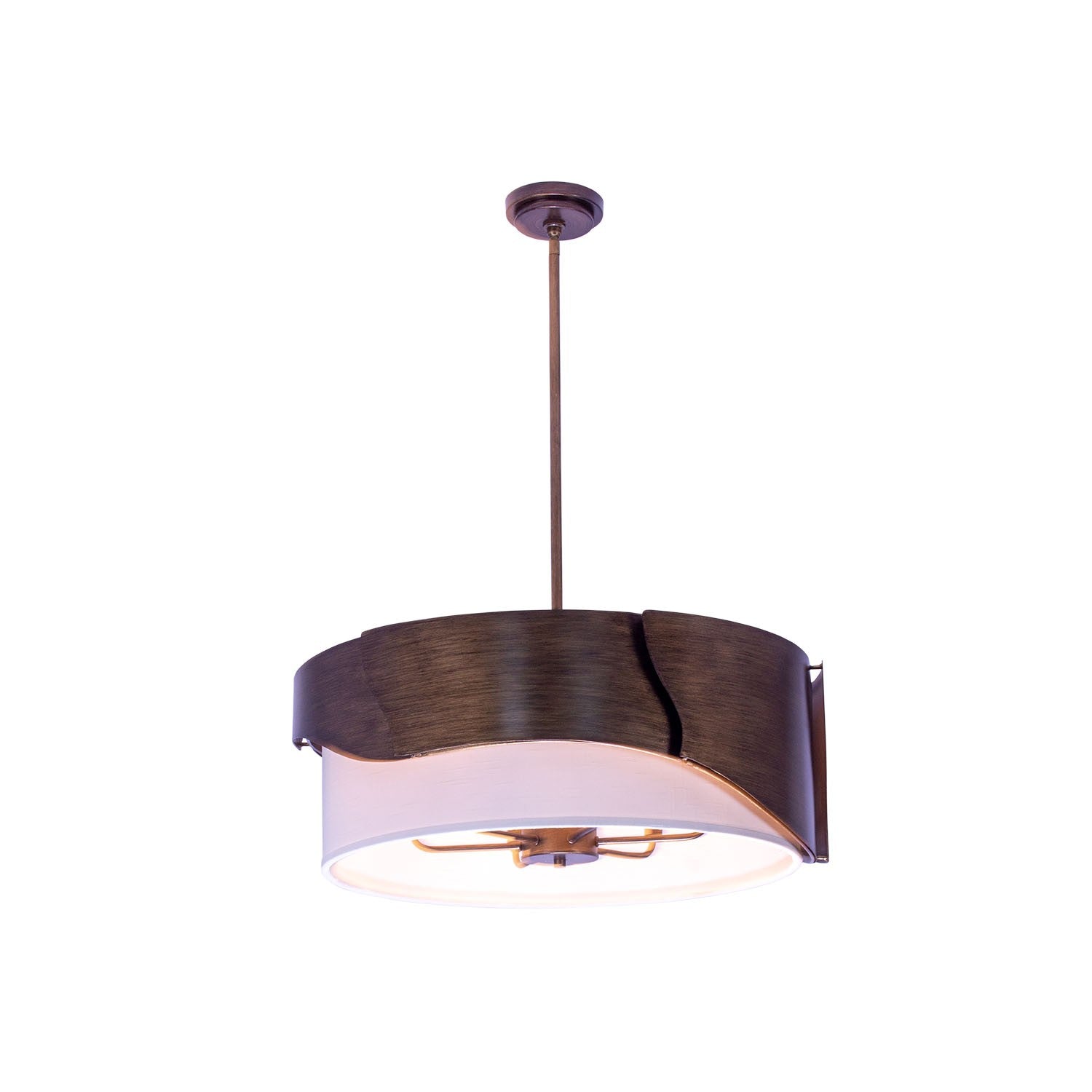 Kalco - 523056BGD - Eight Light Pendant - MIDWAY - BRIGHT GOLD