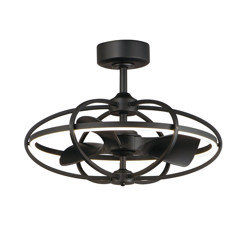 Maxim - 61001BK - LED Fandelight - Corona Fan - Black