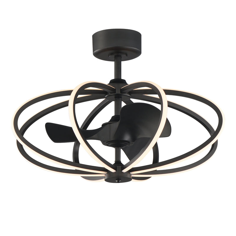 Maxim - 61005BK - LED Fandelight - Solstice - Black