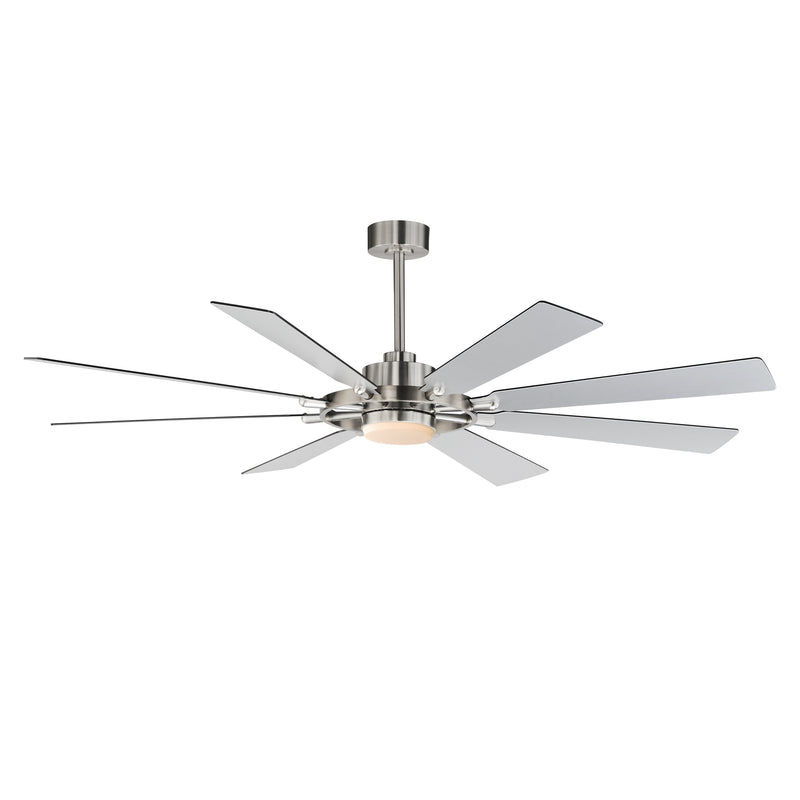 Maxim - 88878WTSN - 72"Ceiling Fan - Helm - Satin Nickel