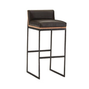 Arteriors - 2094 - Bar Stool - Marmont - Graphite Leather
