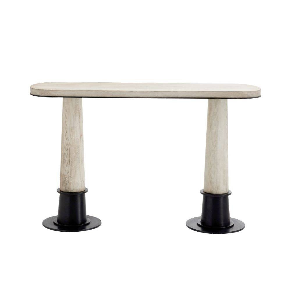 Arteriors - 4662 - Console - Kamile - Smoke Oak