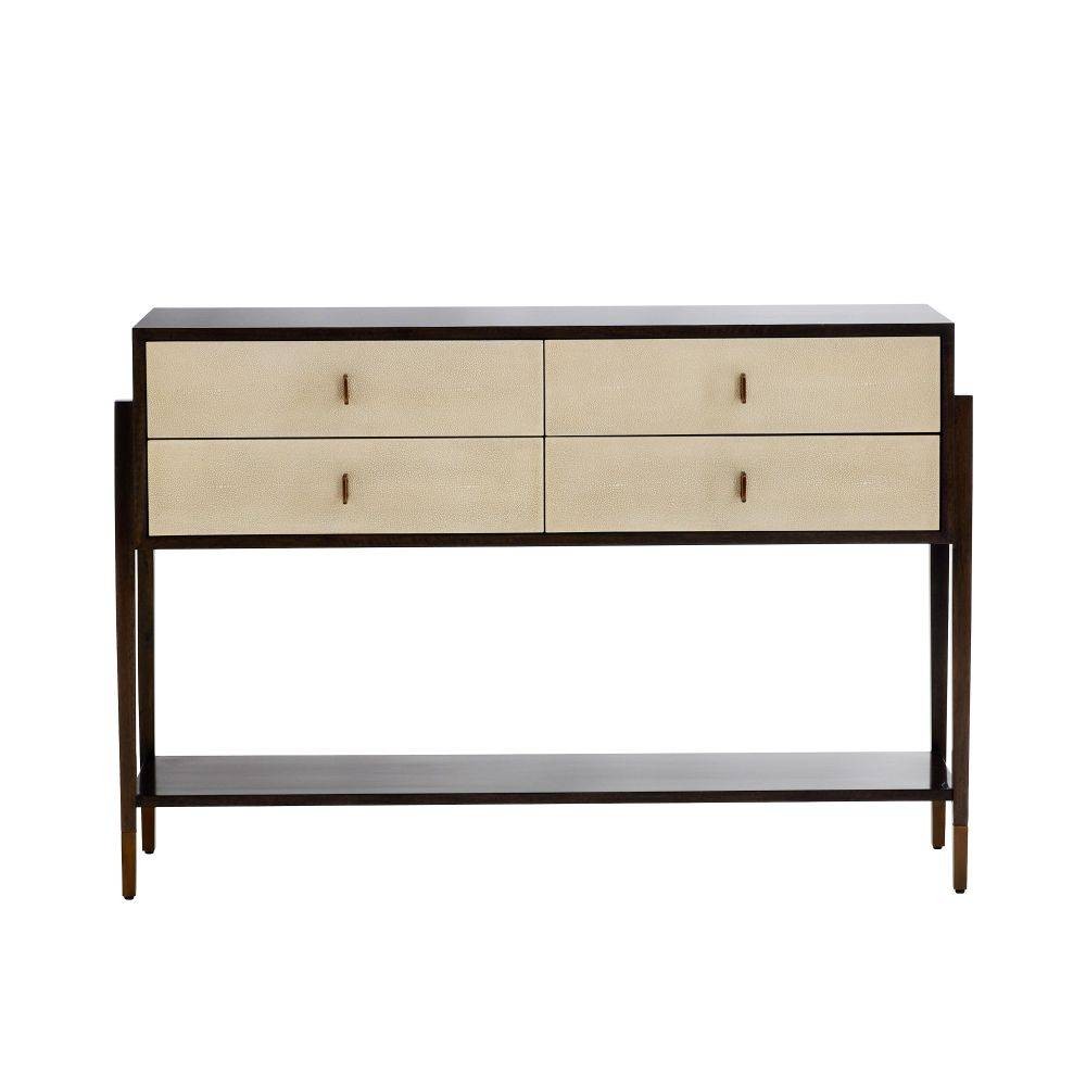 Arteriors - 5701 - Console - Nora - Brindle Eucalyptus Veneer