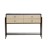 Arteriors - 5701 - Console - Nora - Brindle Eucalyptus Veneer