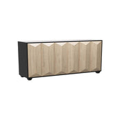 Arteriors - 5755 - Credenza - Sapphire - Chamois Gray Eucalyptus Veneer/Ebony Oak Veneer
