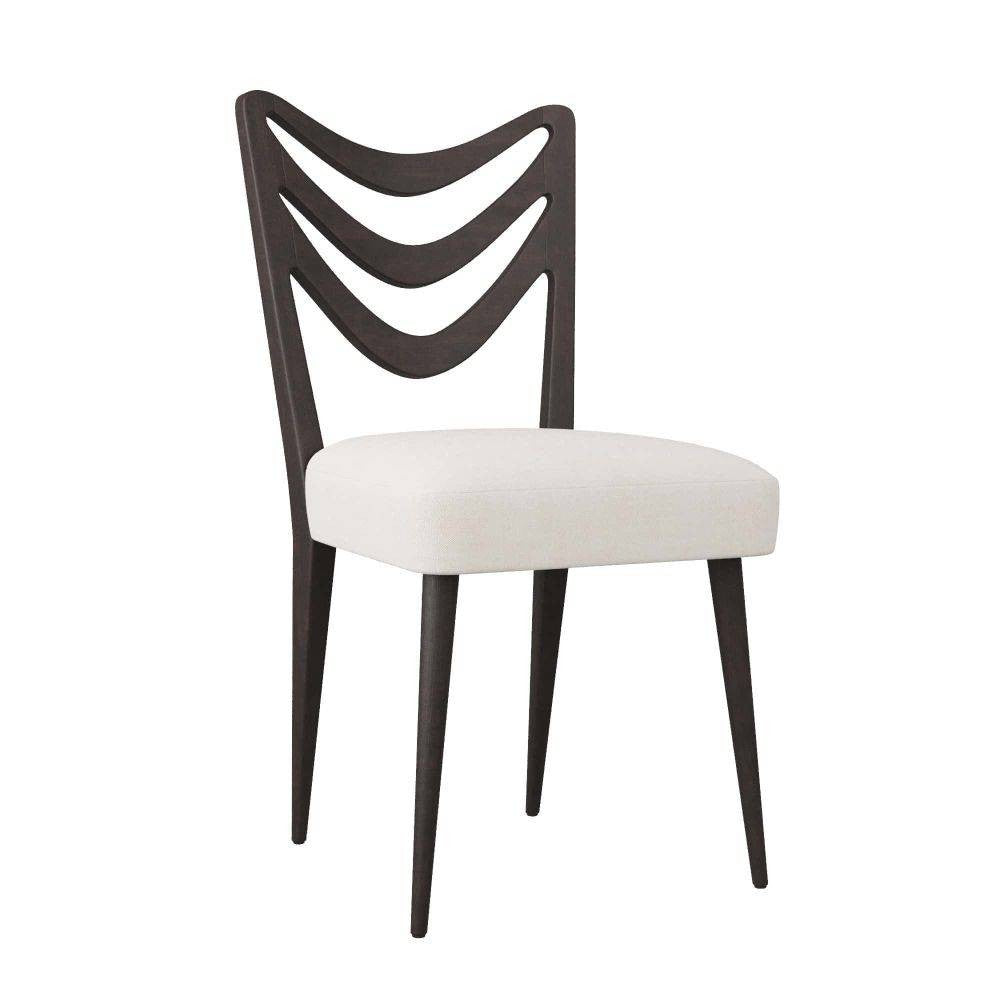 Arteriors - 5769 - Dining Chair - Sutton - Ebony Mahogany/Muslin