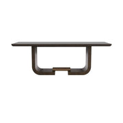 Arteriors - 5779 - Dining Table - Ralston - Ebony Acacia Veneer/Antique Brass