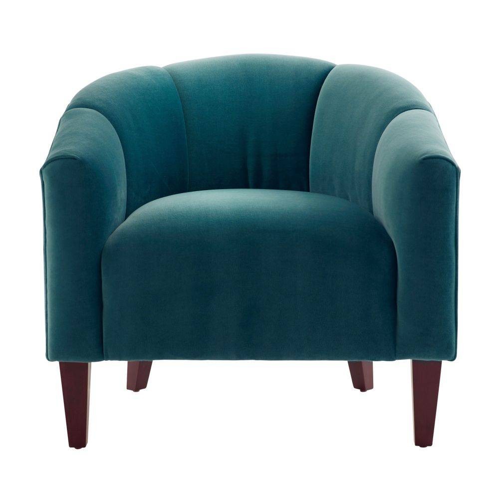 Arteriors - 8130 - Accent Chair - Misha - Peacock Velvet