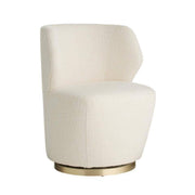 Arteriors - 8171 - Chair - Poppy - Cloud Boucle/Champagne Swivel