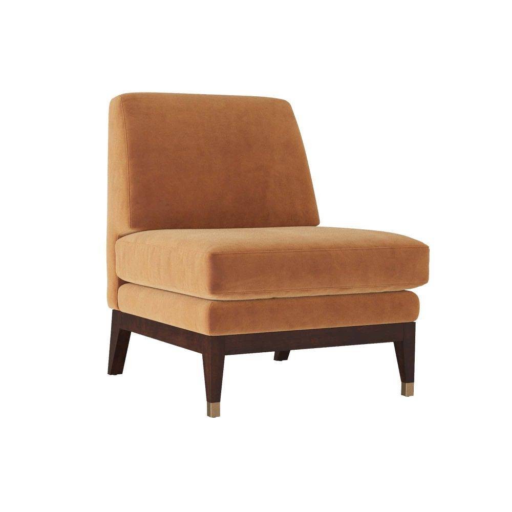 Arteriors - 8173 - Chair - Sawyer - Cider Velvet/Dark Walnut