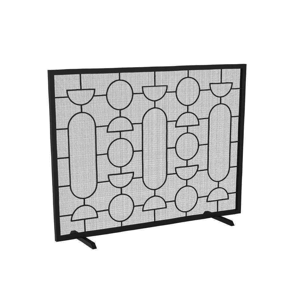 Arteriors - AFI04 - Firescreen - Adamo - Natural Iron