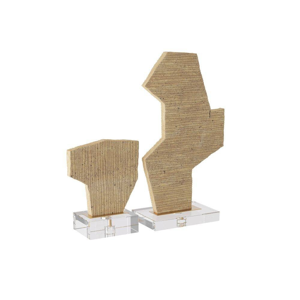 Arteriors - ASC17 - Sculptures, Set of 2 - Bianchis - Sand