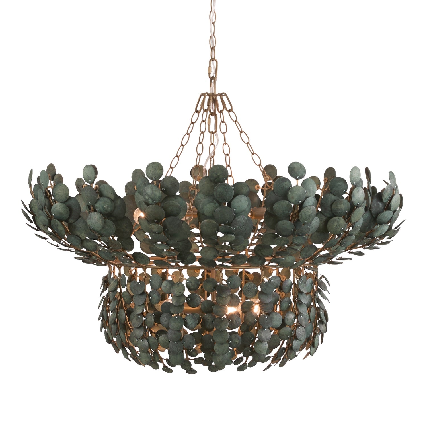 Arteriors - DMS14 - Chandelier - Bilal - Eucalyptus¬†Coconut Shell