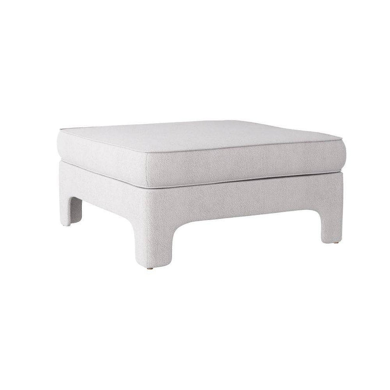 Arteriors - FOU02 - Ottoman - Ava - Stone Boucle