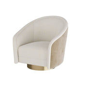 Arteriors - FRU05 - Chair - Aljona - Cream Sherpa