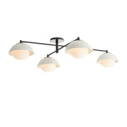 Arteriors - GADFC03 - Four Light Flush Mount - Glaze - Ivory Stained Crackle