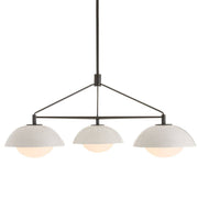 Arteriors - GADMC01 - Three Light Chandelier - Glaze - Ivory Stained Crackle