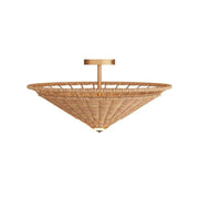 Arteriors - GCDFS01 - Flush Mount - Terrace - Natural, Rattan