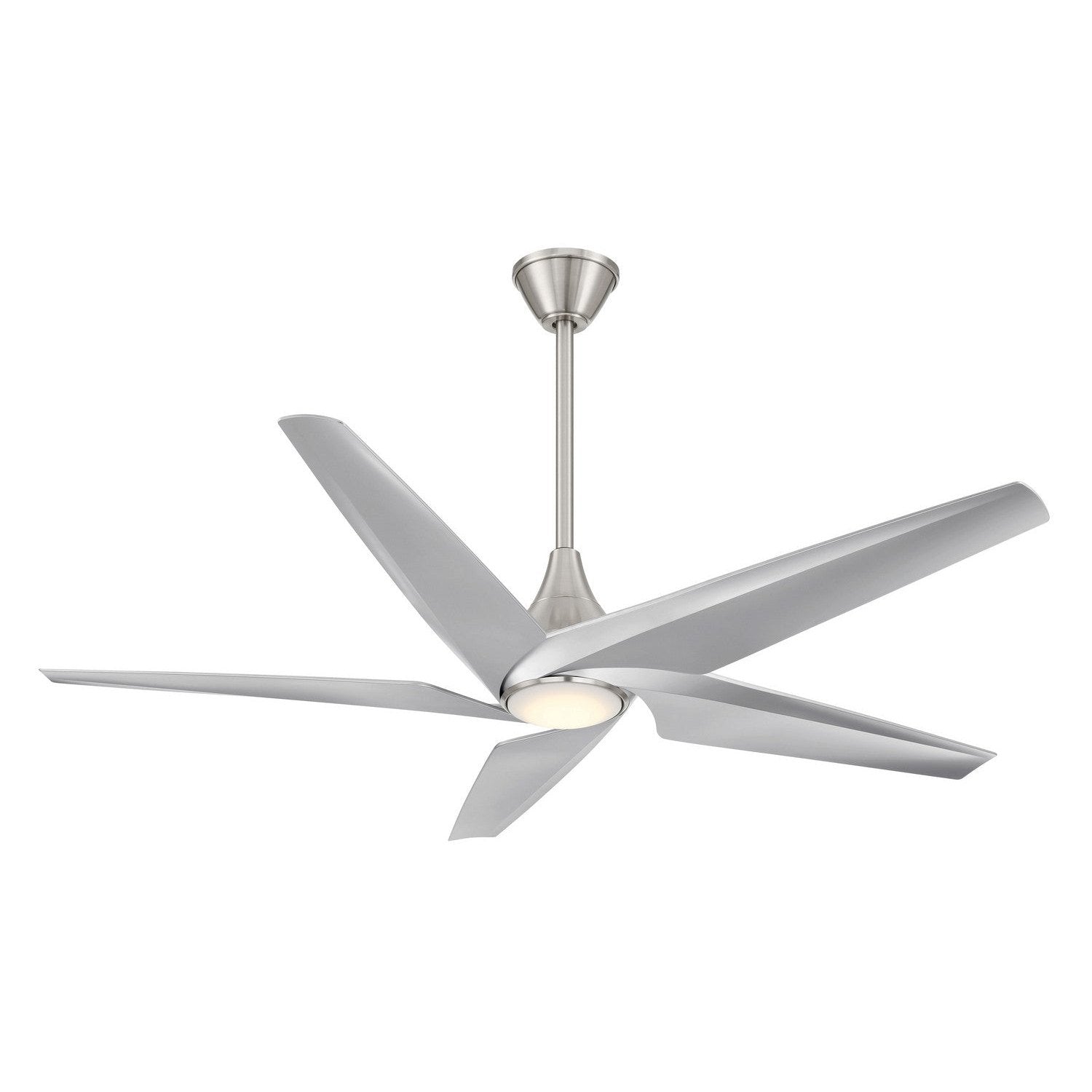 Minka Aire - F638L-BN/SL - 60"Ceiling Fan - Switch - Brushed Nickel With Silver Blades