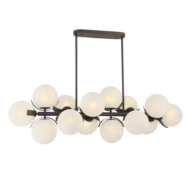 Metropolitan - N2087-860 - 14 Light Island Pendant - Vino - Dark Bronze