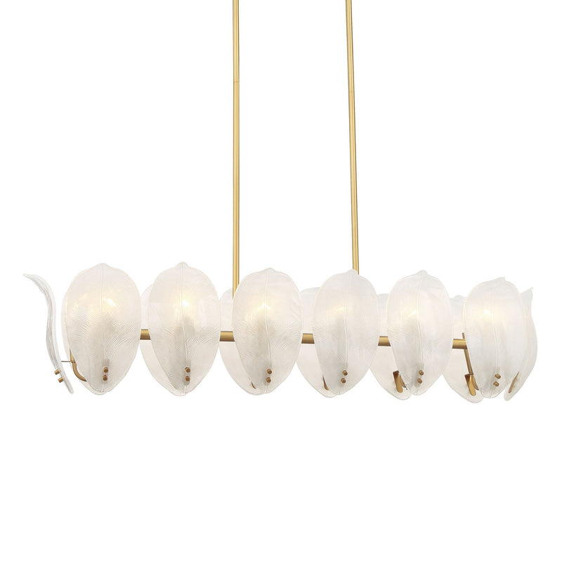 Metropolitan - N2217-732 - 14 Light Island Pendant - Orchid - Legacy Brass