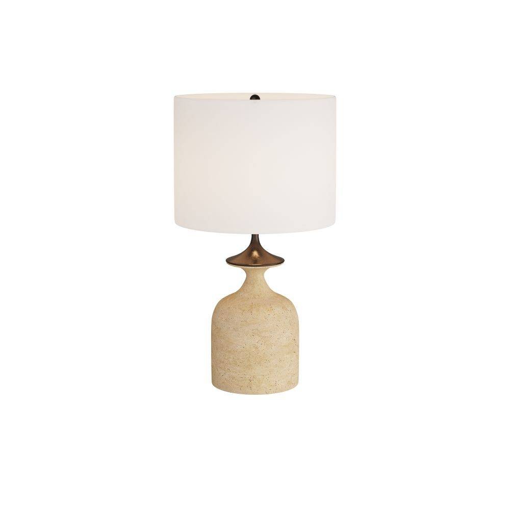 Arteriors - PTC15-SH027 - Table Lamp - Bridgeport - Sand, Faux Travertine