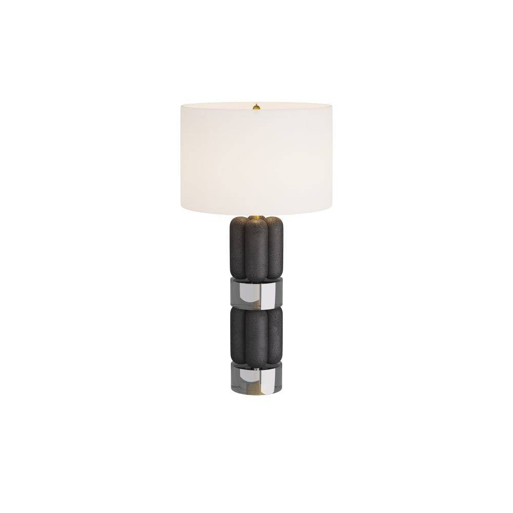 Arteriors - PTC16-SH022 - Table Lamp - Bronson - Charcoal, Ricestone